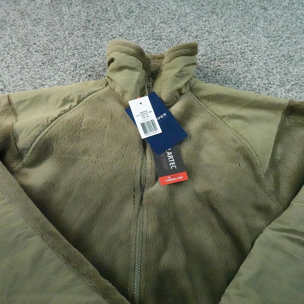 NEW Propper Jacket Mens S Brown Fleece Gen III Polartec Liner Army Cold Weather